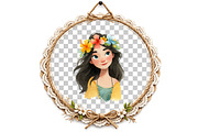 Whimsical Hawaiian Summer Clipart, an Illustration by DreamArtGraphic (Thumbnail 7 of 8)