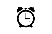 Alarm Clock Silhouette Vector Bundle, an Illustration by Creativeshirt (Thumbnail 8 of 51)