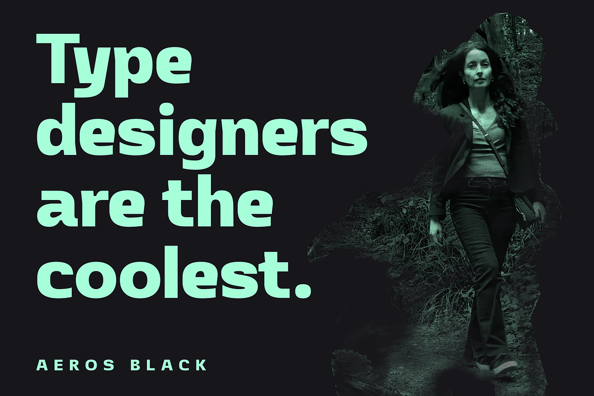 Aeros | Sans Serif Family, a Sans Serif Font by Ayca Atalay (Photo 3 of 7)