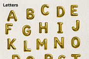 Gold Foil Balloon Pack, an Object Graphic by Bold Leap Creative (Thumbnail 3 of 9)