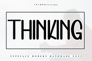 Thinking, a Sans Serif Font by FreshTypeINK (Thumbnail 1 of 7)
