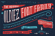 Oldiez Font Family + bonus, a Sans Serif Font by inumocca_type (Thumbnail 1 of 5)