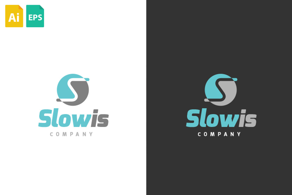 Slowis Logo, a Branding & Logo Template by Schneider Design Store (Photo 2 of 2)