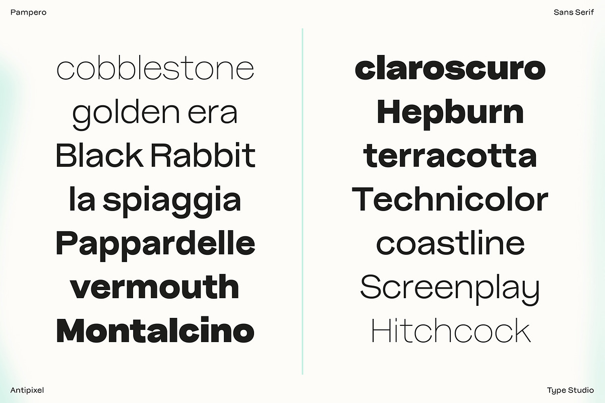 Pampero | Modern Display & Text Sans, a Sans Serif Font by Antipixel Type Studio (Photo 5 of 16)