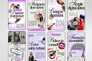 Lifestyle Coach Instagram Templates, a Social Media Template by ZenSocialDesigns (Thumbnail 3 of 9)