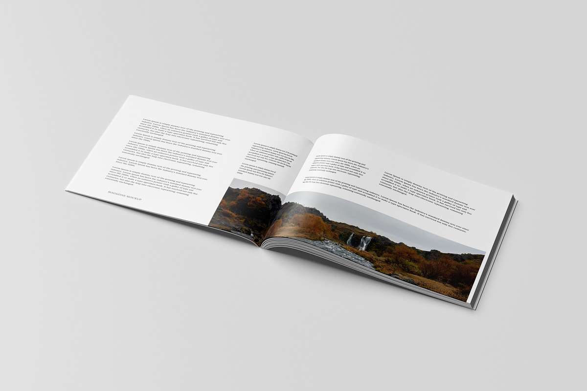 A4 Landscape Magazine Mockup, a Magazine Template by Graphic_world89 (Photo 7 of 11)
