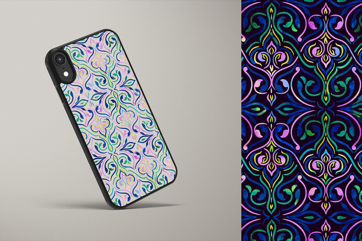 Neo Arabesque: patterns & borders, a Pattern Graphic by Mona Ahmed (Photo 10 of 15)