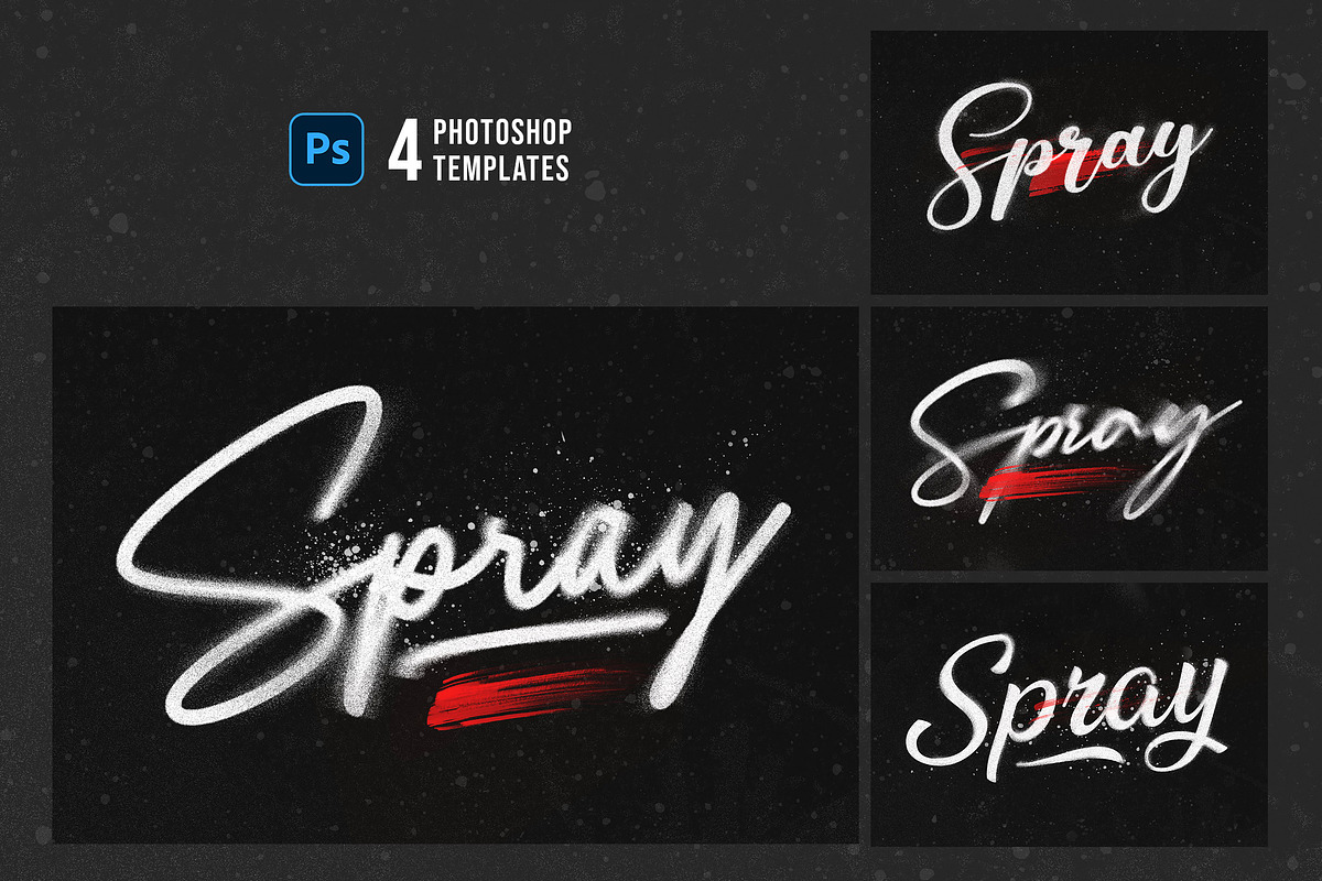 Spray Paint Text Effects, a Layer Style Add-On by Andrew Skoch Design (Photo 6 of 7)