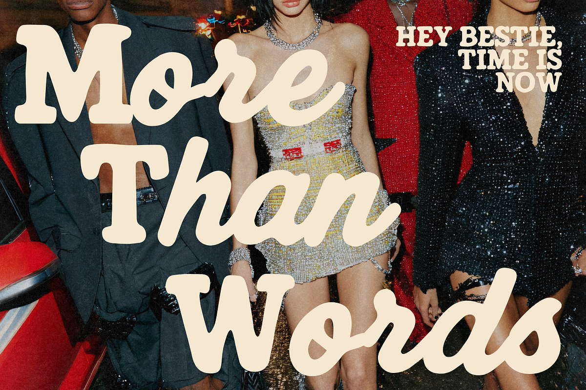Bold Friends Forever Playful Font, a Script Font by Creacy Studio (Photo 5 of 8)