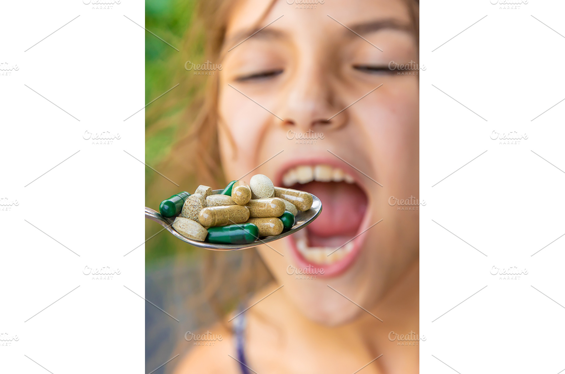 A spoonful of supplements and, a Health & Medical Photo by yanadjana
