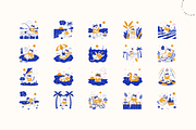 Cat's Vacation Vector Illustrations, a Seasonal Illustration by Nutalin Art (Thumbnail 7 of 13)