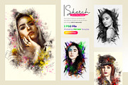 Sketch Art Photo Effect Mockup PSD, a Brushes & More by zahidhossainalif (Thumbnail 1 of 18)