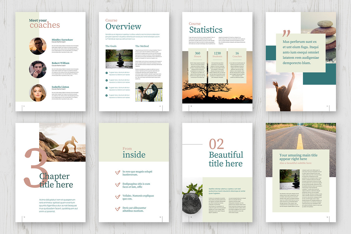 Canva Course Workbook Template, a Marketing Template by Sabin (Photo 4 of 9)