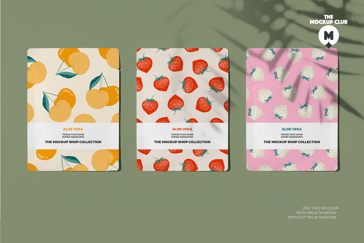 BEAUTY MASK POUCH BAG MOCKUP SET, a Packaging Mockup by MCKP*ME (Photo 4 of 11)