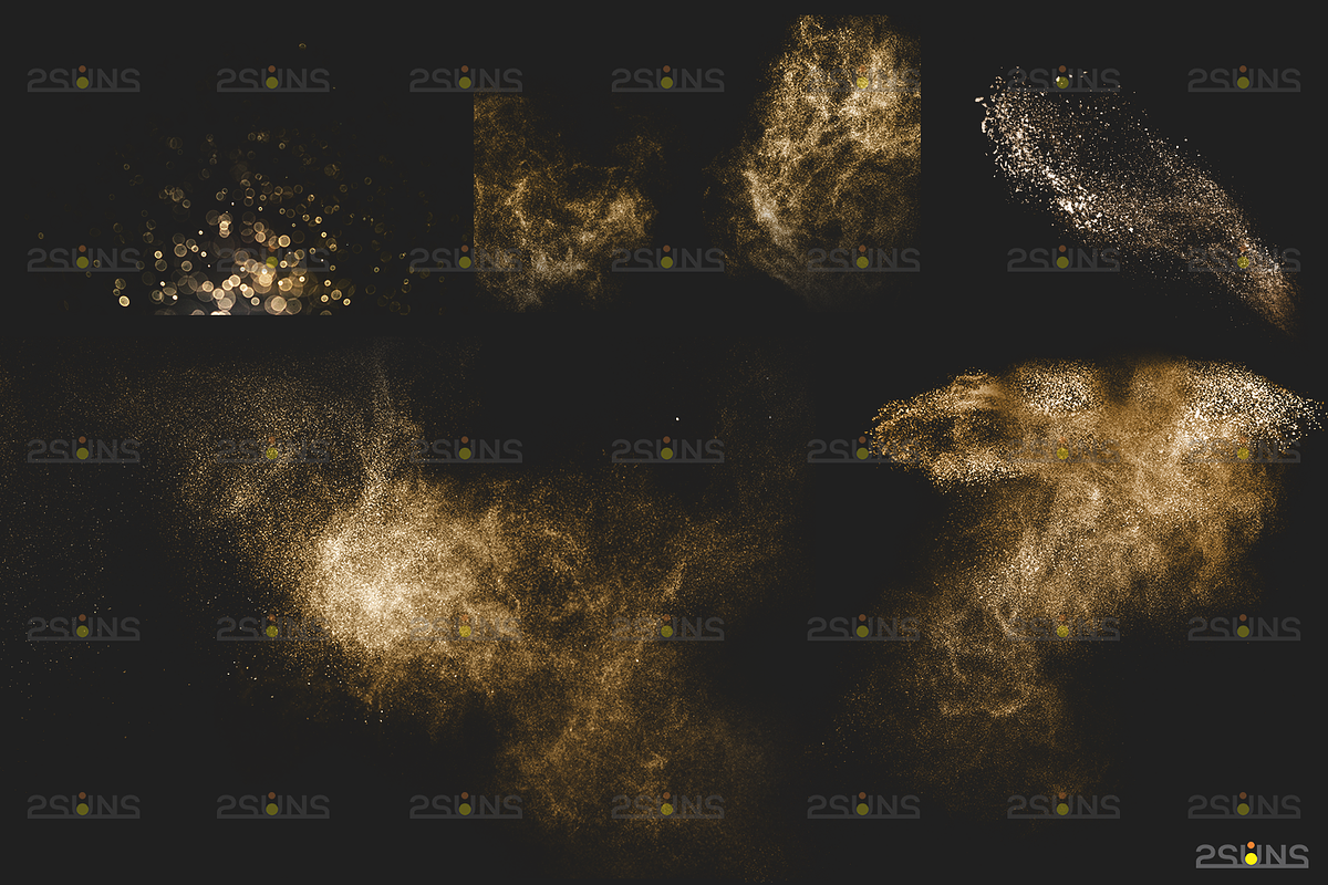 Gold Dust photoshop overlay, an Object Graphic by 2SUNS (Photo 9 of 9)