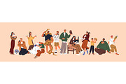Happy people with cute pets, animals, an Animal Illustration by Good Studio (Thumbnail 2 of 10)