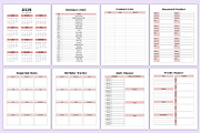 2025 Family Home Planner For Canva, a Stationery Template by Shumaya (Thumbnail 2 of 5)