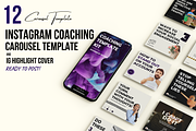 12 Instagram Carousel Templates, a Social Media Template by Kay Designs (Thumbnail 1 of 6)