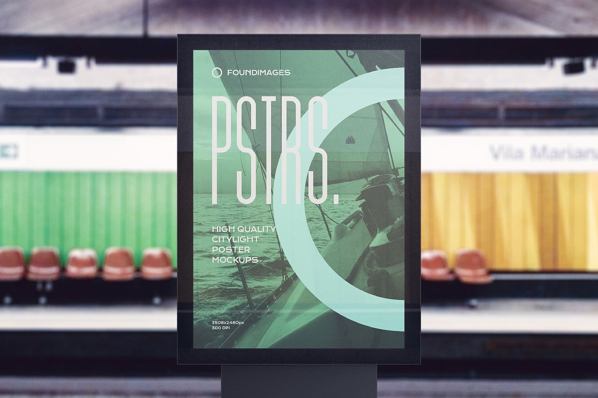 Poster outdoor indoor mockup bundle, an Advertising Mockup by FoundImages (Photo 7 of 64)