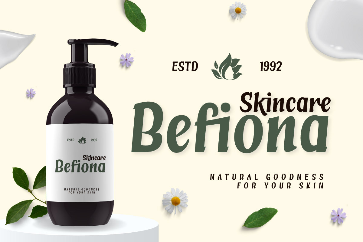 Aginare - Cosmetic Display Font, a Serif Font by twinstd (Photo 3 of 9)