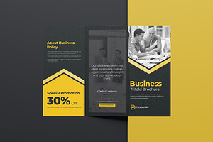 Creative Trifold Brochure, a Brochure Template by astutedesign11