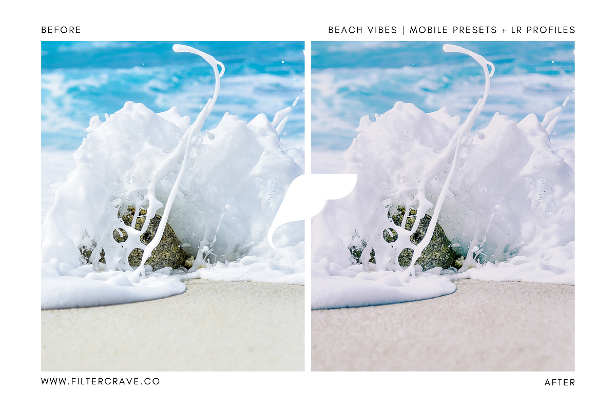 Beach Vibes Mobile Lightroom Presets, an Action Add-On by Filtercrave (Photo 4 of 11)