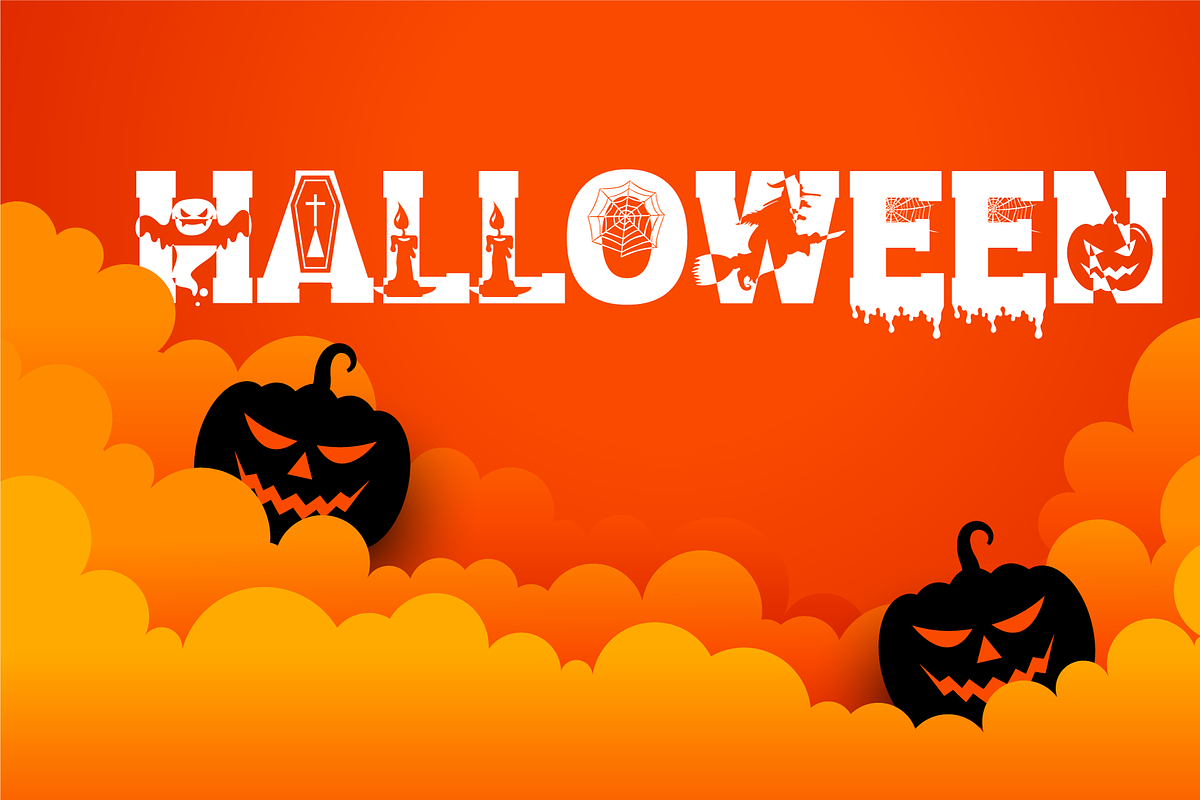 Halloween Silhouette Font, a Font by vladocar (Photo 1 of 7)
