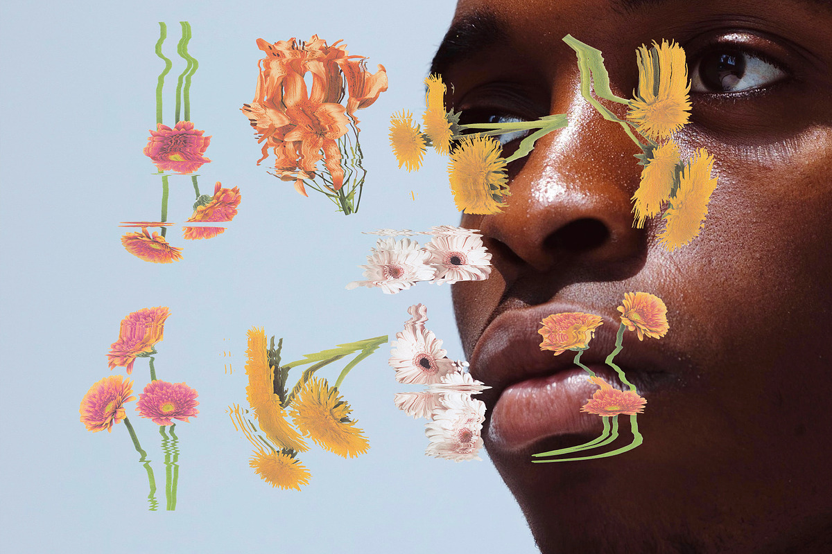 Psychedelic Indie Floral Collage, an Object Graphic by ana & yvy (Photo 7 of 16)