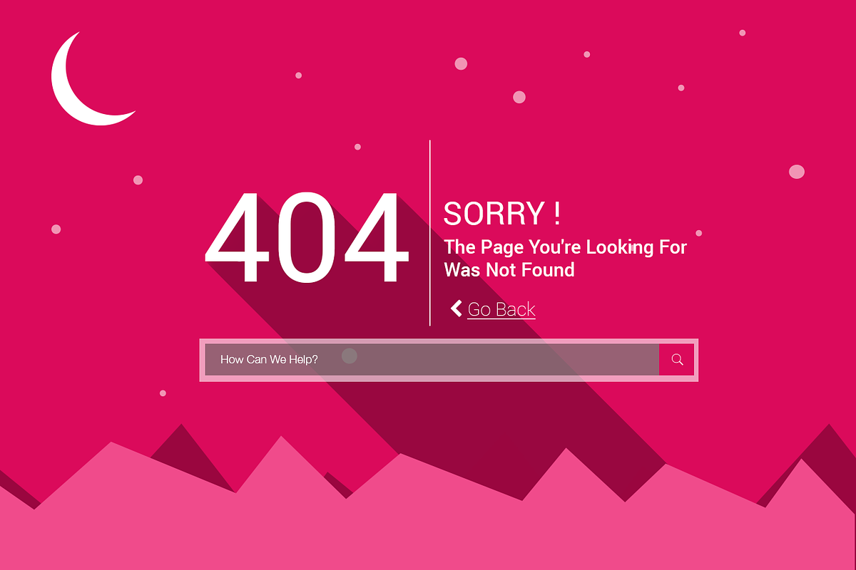 Material Design 404 Page, a Websites & App Template by Saif71 - Shop (Photo 6 of 6)