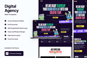 Craftving - Agency Landing Page