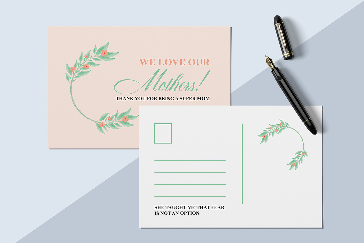 Post Card Design Layout