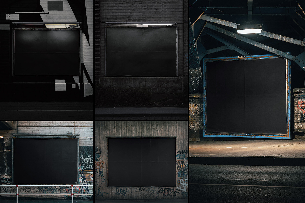 Urban Billboard Mockups, a Product Mockup by FLYERWRK (Photo 2 of 10)