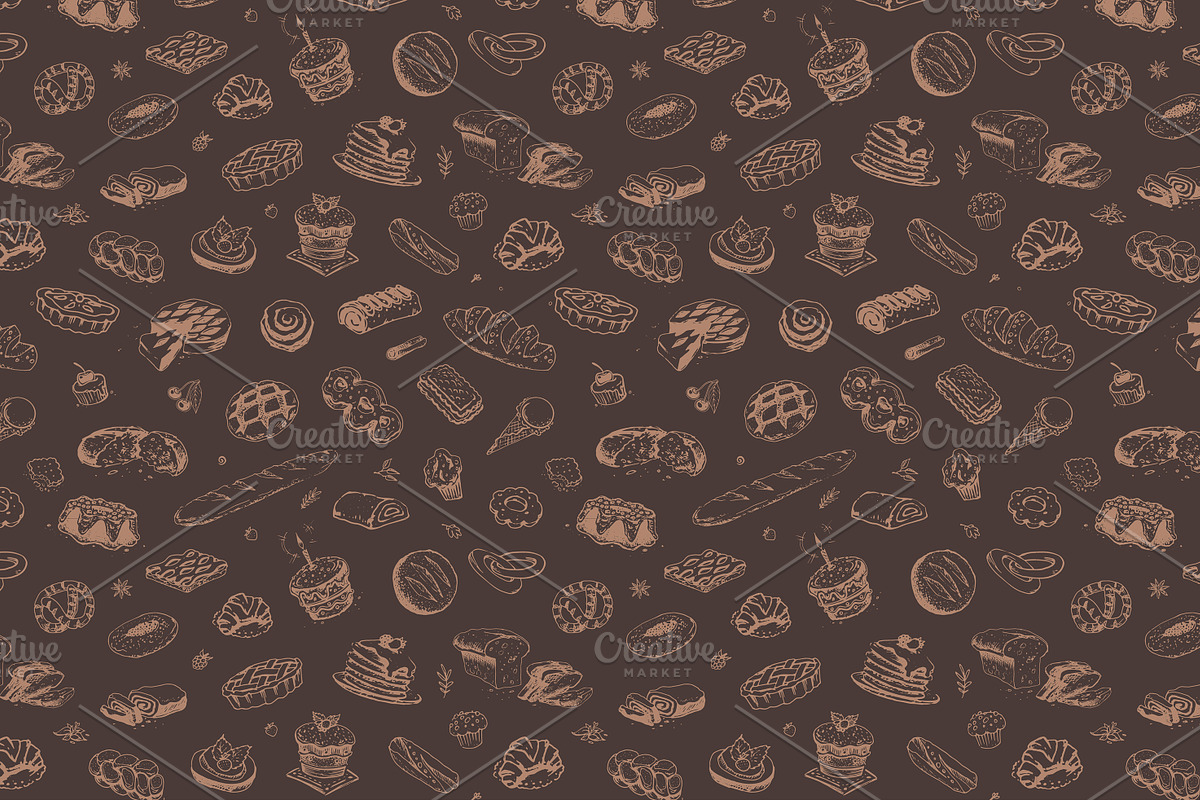 Bakery icons and calligraphy, a Food Illustration by Margo Miller (Photo 24 of 30)