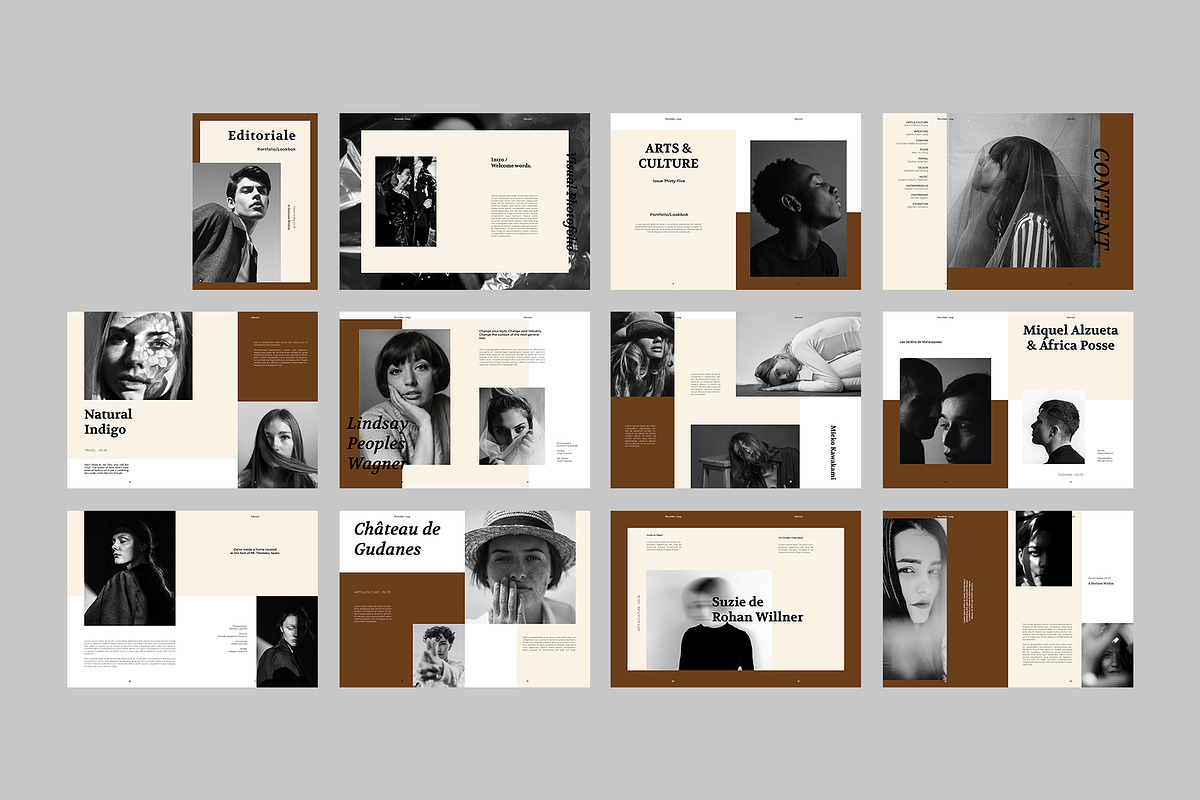 Portfolio/Lookbook Brochure Template, a Brochure Template by Bervisual (Photo 7 of 8)