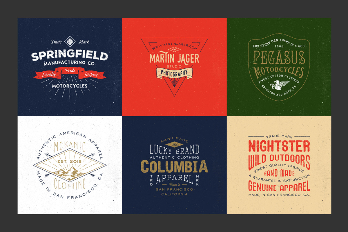 Hipster Vintage Logo Pack 2, a Branding & Logo Template by Victor Barac (Photo 5 of 5)