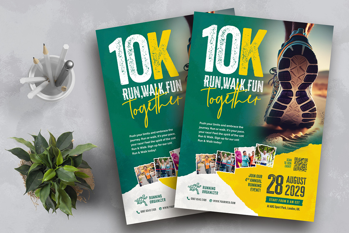 Running Flyer Template, a Flyer Template by Boostock