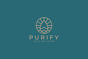 Water Purification Logo, a Branding & Logo Template by Signatoro (Thumbnail 1 of 3)