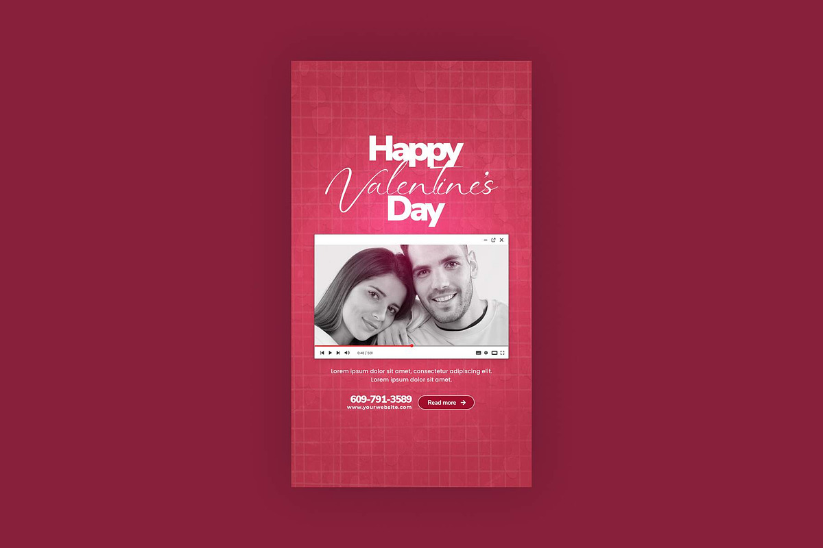Valentine's Day Instagram Bundle, a Social Media Template by Saman Osama (Photo 4 of 5)