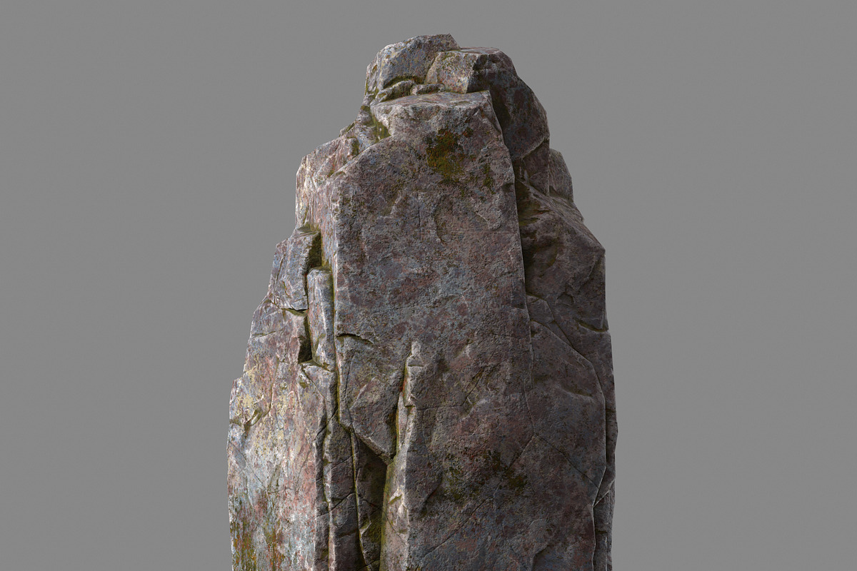 Mossy rock, an Environmental 3D Model by happy brush (Photo 7 of 8)