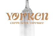Yorken - Curvy Modern Serif Typeface, a Serif Font by Surplus Type Co (Thumbnail 1 of 6)