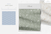 Birds - 6 color Seamless Pattern, a Wallpaper Graphic by InaCorart (Thumbnail 7 of 8)