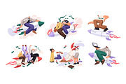 Business people set. Startup concept, a Person Illustration by PaperTrident (Thumbnail 1 of 13)