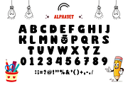 Snowman - Cute Winter Font, a Sans Serif Font by KiddoGlyphs Studio (Thumbnail 4 of 4)