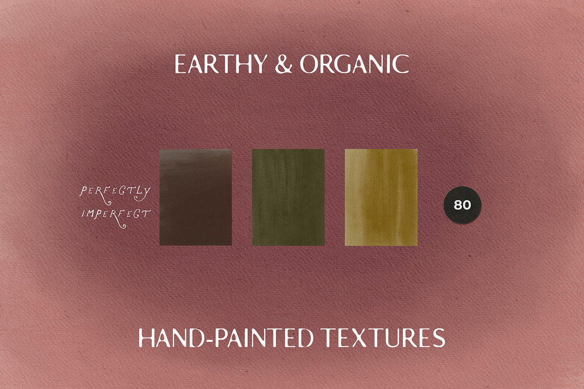 Hand-Painted Earthy Organic Textures, a Texture Graphic by Lana Elanor (Photo 1 of 10)