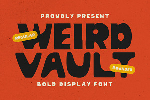 Weird Vault - Display Bold Font