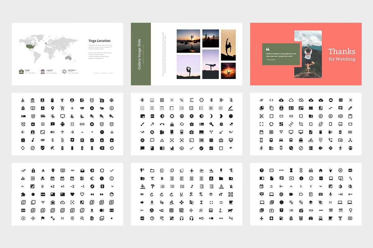 Cinom : Yoga Google Slides, a Presentation Template by Punkl Camp (Photo 5 of 9)