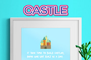 Castle Digital Clipart, an Object Illustration by Cozy Cat Design (Thumbnail 3 of 3)