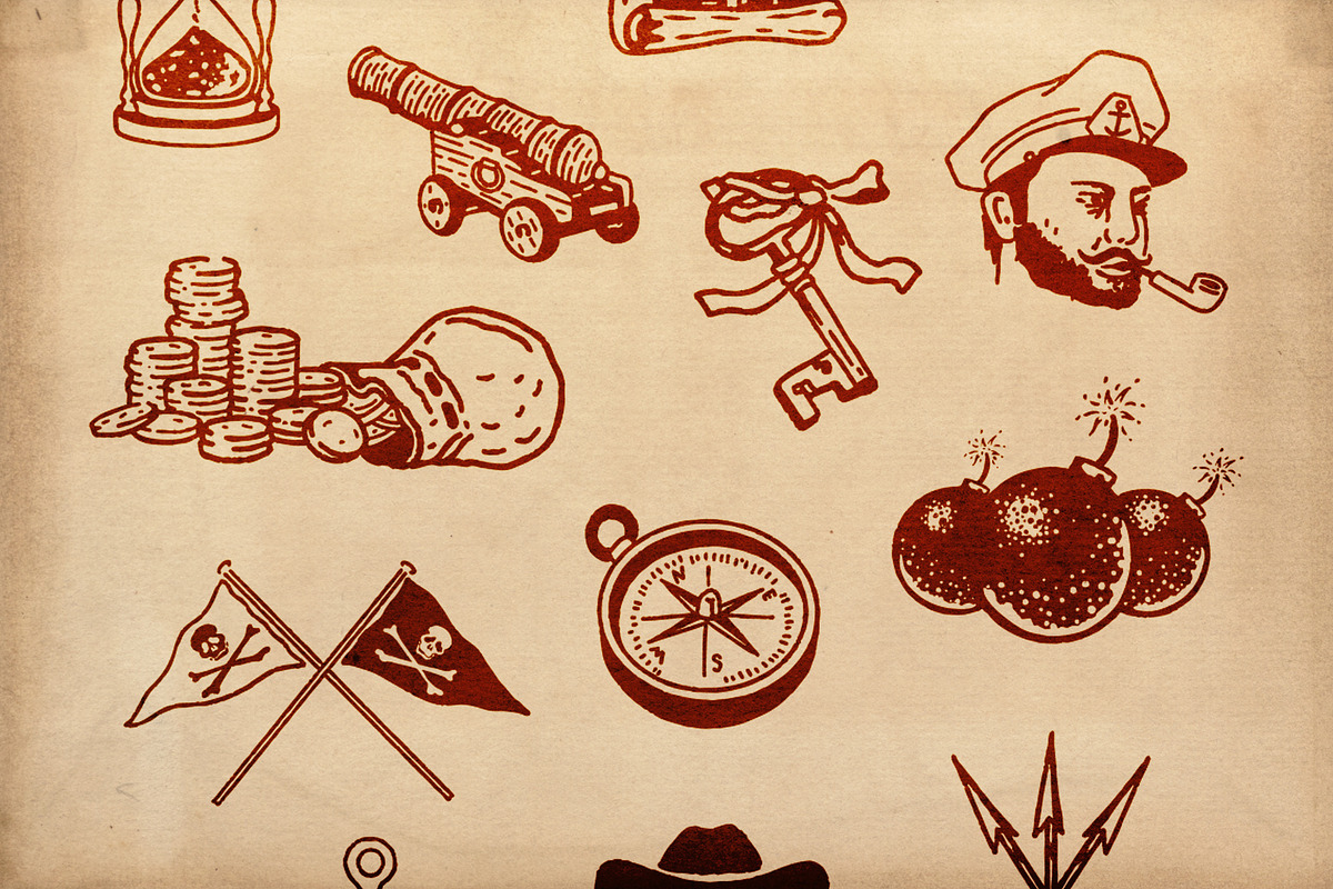 Nautical Illustration Set, an Object Illustration by Megflags (Photo 4 of 6)