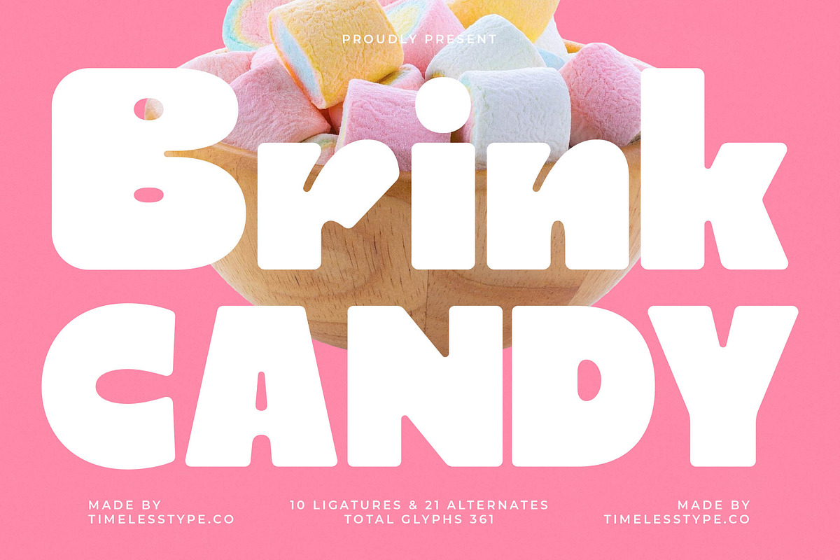 Brink Candy Playful Bubble Font, a Sans Serif Font by timelesstype.co (Photo 1 of 20)