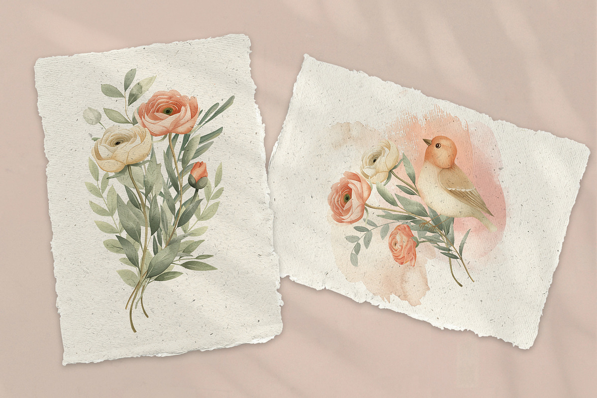 Everbloom Floral Collection, a Decorative Illustration by Anna Druzhkova (Photo 15 of 22)
